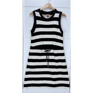 Johnston & Murphy 100% Cotton Size S Casual Comfy Stretchy‎ Striped Knit Dress